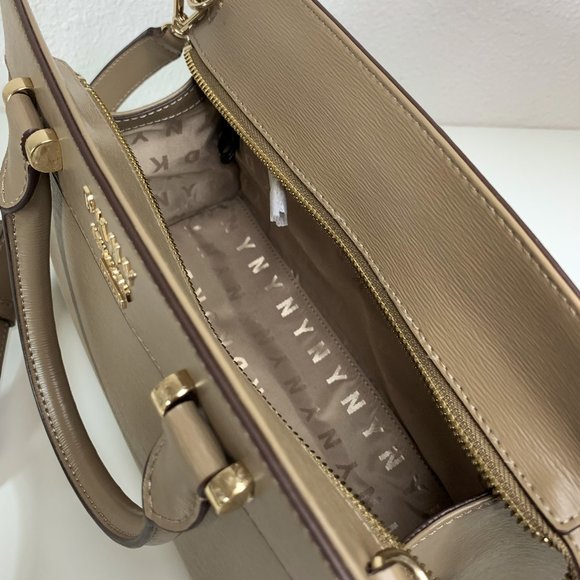 Dkny Bags Dkny Ava Satchel Crossbody Bag Tangold Medium Poshmark